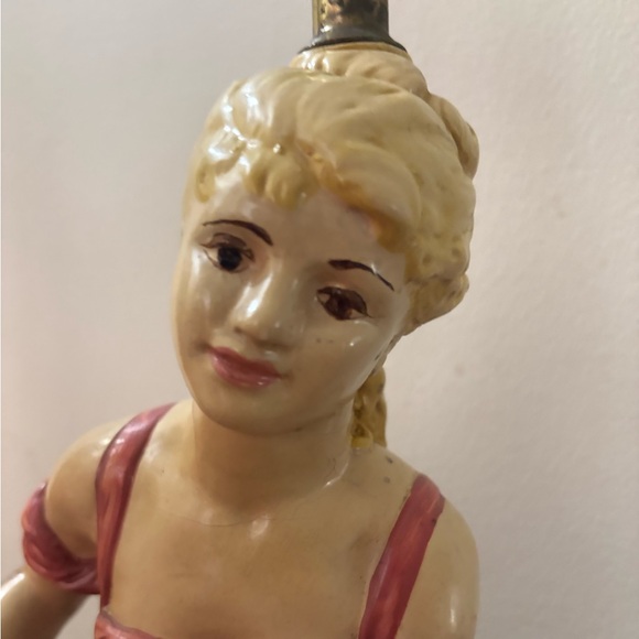 Other - August Moreau spelter lamp turn of century